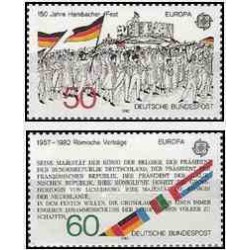 2 عدد تمبر مشترک اروپا -Europa Cept -  جمهوری فدرال آلمان 1982