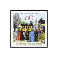 1 عدد تمبر روز تمبر - جمهوری فدرال آلمان 1981