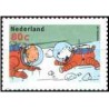 2 عدد تمبر کمیک - تن تن - هلند 1999