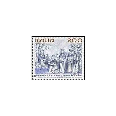 1 عدد تمبر کریسمس - ایتالیا 1981