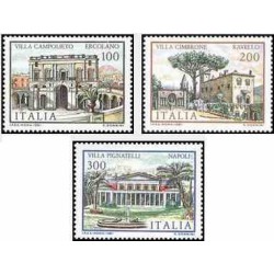 3 عدد تمبر ساختمانهای معروف - ایتالیا 1981   