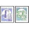 2 عدد تمبر سری پستی قلعه ها  - ایتالیا 1981