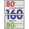 2 عدد تمبر تقسیم پست و خدمات تلفن- هلند 1998