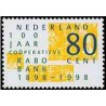 1 عدد تمبر صدمین سالگرد تعاونی رابو بانک - هلند 1998    