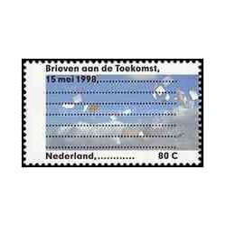 1 عدد تمبر پروژه نامه های آینده - هلند 1998