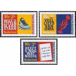 3 عدد تمبر خیریه - هلند 1998