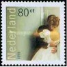 1 عدد تمبر تبریک - خود چسب - هلند 1998    
