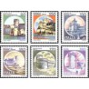 6 عدد تمبر سری پستی قلعه ها - ایتالیا 1980