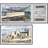 2 عدد تمبر بازسازی معابد فیله - با تب - ایتالیا 1980   
