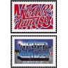 2 عدد تمبر موضوعات مهم جوانان - هلند 1997    
