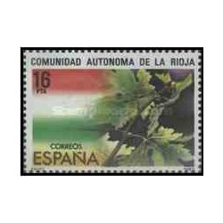 1 عدد تمبر اساسنامه استقلال ریوجا - اسپانیا 1983