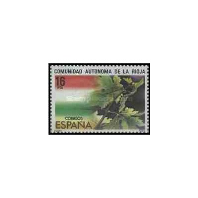 1 عدد تمبر اساسنامه استقلال ریوجا - اسپانیا 1983