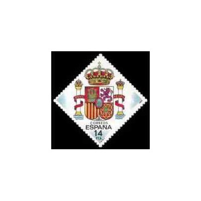 1 عدد تمبر نشانهای ملی - اسپانیا 1983 