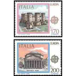2 عدد تمبر مشترک اروپا - Europa Cept - ایتالیا 1978
