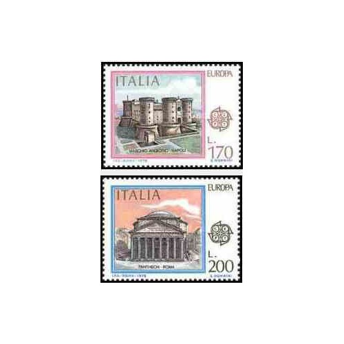 2 عدد تمبر مشترک اروپا - Europa Cept - ایتالیا 1978