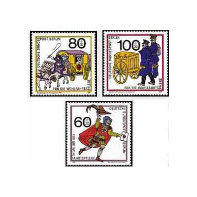 3 عدد تمبر خیریه - برلین آلمان 1989  قیمت 12 دلار