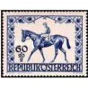 1 عدد تمبر اسب - دربی وین - اتریش 1947   