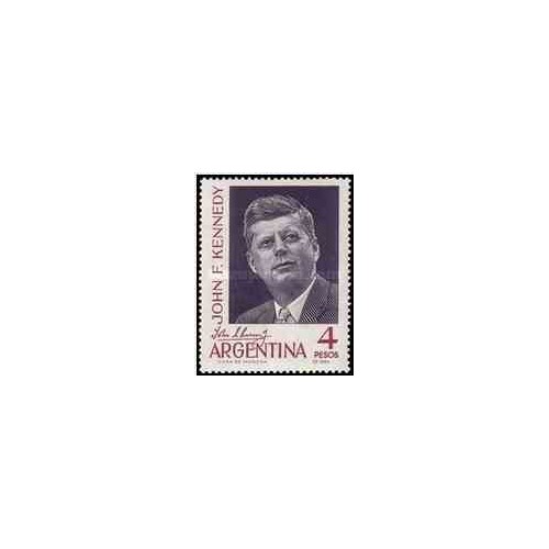 1 عدد تمبر یادبود رئیس جمهور کندی - آرژانتین 1964 1 عدد تمبر یادبود رئیس جمهور کندی - آرژانتین 1964