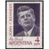 1 عدد تمبر یادبود رئیس جمهور کندی - آرژانتین 1964   