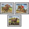 3 عدد تمبر ورزش اسب سواری - یوگوسلاوی 1988     