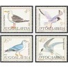 4 عدد تمبر پرندگان - مرغهای دریایی - یوگوسلاوی 1984