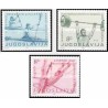 3 عدد تمبر مسابقات قهرمانی جهانی کایاک - وزنه برداری , ژیمناستیک زاگرب - یوگوسلاوی 1982