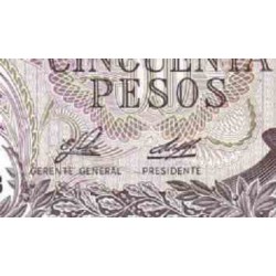 اسکناس 50 پزو - آرژانتین 1976