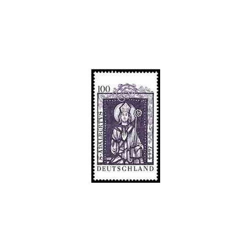 1 عدد تمبر 1000مین سالگرد مرگ آدالبرت مقدس - کشیش - جمهوری فدرال آلمان 1997