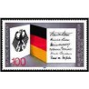 1 عدد تمبر چهلمین سالگرد جمهوری فدرال آلمان - جمهوری فدرال آلمان 1989