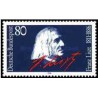 1 عدد تمبر صدمین سالگرد تولد فرانتس لیست - آهنگساز و پیانیست- جمهوری فدرال آلمان 1986  