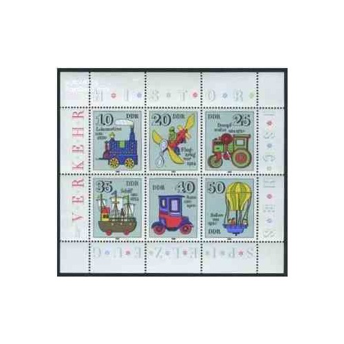 6 عدد تمبر اسباب بازیهای  - جمهوری دموکراتیک آلمان 1980