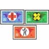3 عدد تمبر ریشه کنی مالاریا - جمهوری دموکراتیک آلمان 1963