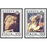 2 عدد تمبرمشترک اروپا - Europa Cept - تابلو نقاشی - ایتالیا 1975
