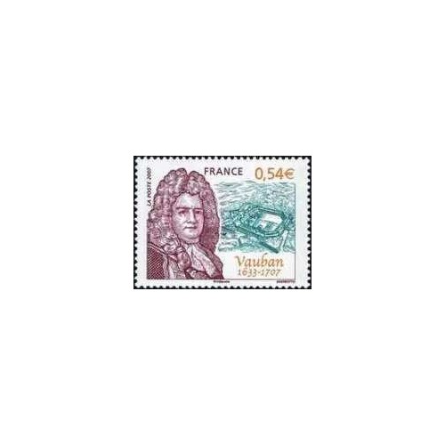 1 عدد تمبر سیصدمین سالگرد مرگ سباستین لو پرستر دو ووبن - معمار - فرانسه 2007 1 عدد تمبر سیصدمین سالگرد مرگ سباستین لو پرستر دو ووبن - معمار - فرانسه 2007