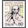1 عدد تمبر صدمین سالگرد تولد سالومینی - ایتالیا 1973