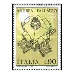 1 عدد تمبر معماری - ایتالیا 1973
