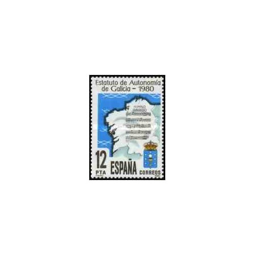 1 عدد تمبر سالگرد اساسنامه استقلال گالیسی - اسپانیا 1981