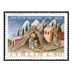 1 عدد تمبر 900مین سالگرد مرگ دامیانی - ایتالیا 1972  