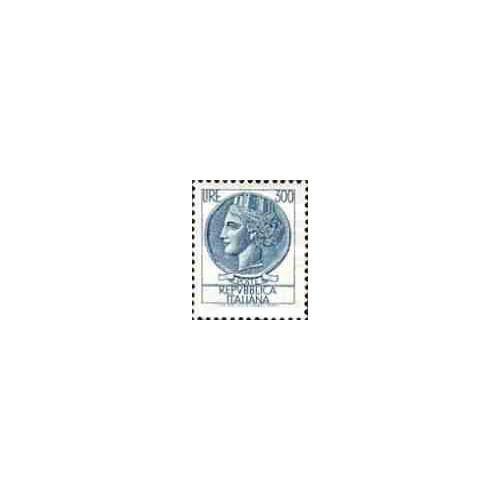 1 عدد تمبر سری پستی -300 - رقمهای جدید - ایتالیا 1972