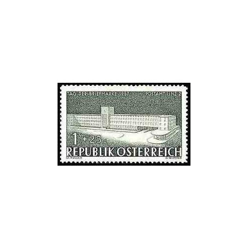 1 عدد تمبر روز تمبر - اتریش 1957    