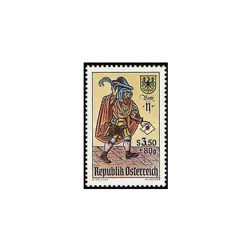 1 عدد تمبر روز تمبر - اتریش 1967