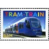 1 عدد  تمبر تراموا-قطار - فرانسه 2006