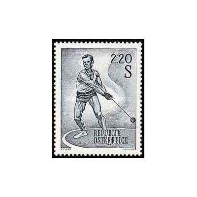 1 عدد تمبر ورزشی - اتریش 1967