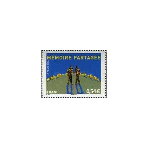 1 عدد  تمبر حافظه مشترک - فرانسه 2006