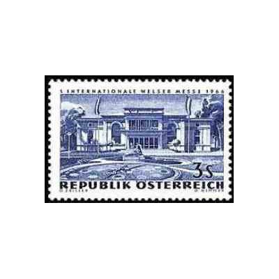 1 عدد تمبر اولین نمایشگاه بین المللی ولز - اتریش 1966