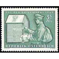 1 عدد تمبر روز تمبر - اتریش 1965
