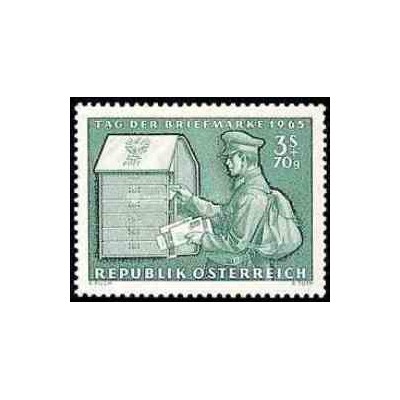1 عدد تمبر روز تمبر - اتریش 1965