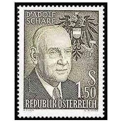 1 عدد تمبر 70مین سالگرد دکتر آدولف رئیس جمهور فدرال - اتریش 1960 