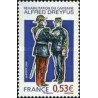 1 عدد  تمبر صدمین سالگرد بازگرداندن کاپیتان دریفوس - فرانسه 2006
