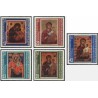 5 عدد تمبر شمایلها - تابلو نقاشی - بلغارستان 1979